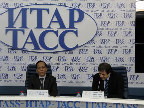 Họp báo tại Nga thông báo quan điểm của Việt Nam về Biển Đông ảnh 1