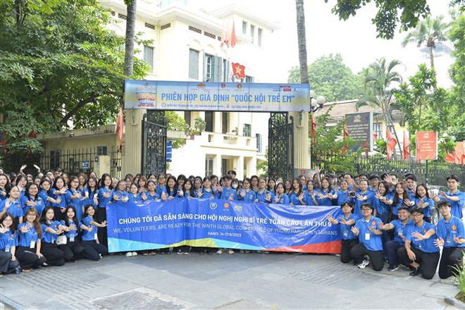 200 tình nguyện viên phục vụ Hội nghị Nghị sỹ Trẻ Toàn cầu lần thứ 9 ảnh 1