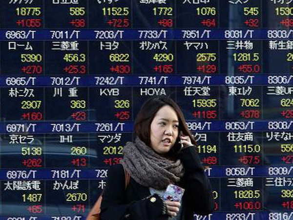 Chứng khoán châu Á "sắc xanh" trong phiên giao dịch đầu tuần ảnh 1