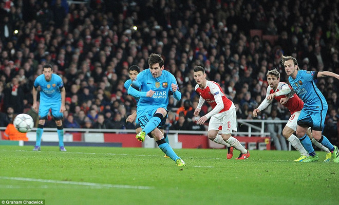 [Video] Đánh bại Arsenal, Barcelona đặt một chân vào tứ kết ảnh 1