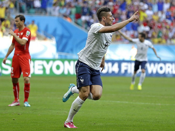 Giroud ghi bàn thắng thứ 100 của Pháp tại các kỳ World Cup ảnh 1