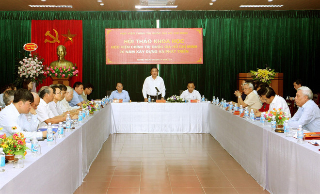 Học viện Chính trị quốc gia Hồ Chí Minh - 70 năm xây dựng, phát triển ảnh 2