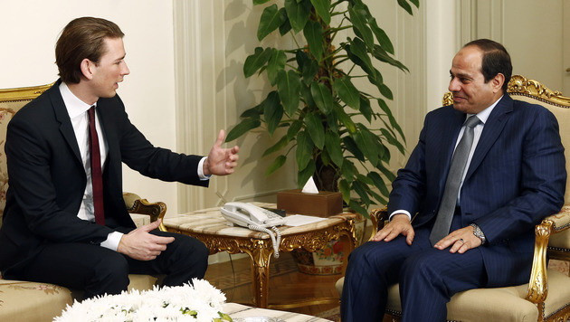 Lãnh đạo Ai Cập và Áo thảo luận về cuộc chiến chống khủng bố ảnh 1