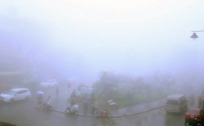 Đón không khí lạnh tăng cường, nhiệt độ tại Sa Pa giảm còn 7,7 độ C ảnh 1