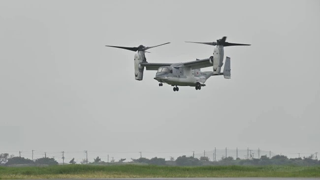 Máy bay Osprey của Mỹ. (Nguồn: Getty Images) Máy bay quân sự Mỹ chở 20 người rơi khi đang tập trận ở Australia ảnh 1