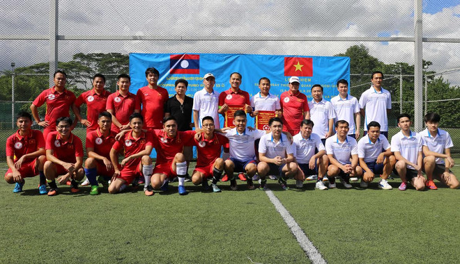 Đại sứ quán Việt Nam và Lào tại Singapore giao lưu hữu nghị ảnh 3