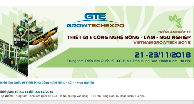 150 doanh nghiệp sẽ tham dự triển lãm công nghệ nông-lâm-ngư nghiệp ảnh 1