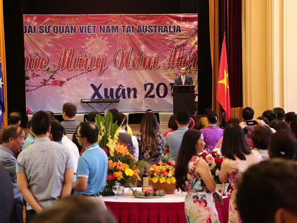 Gặp mặt kiều bào mừng Xuân Đinh Dậu năm 2017 tại Australia ảnh 1