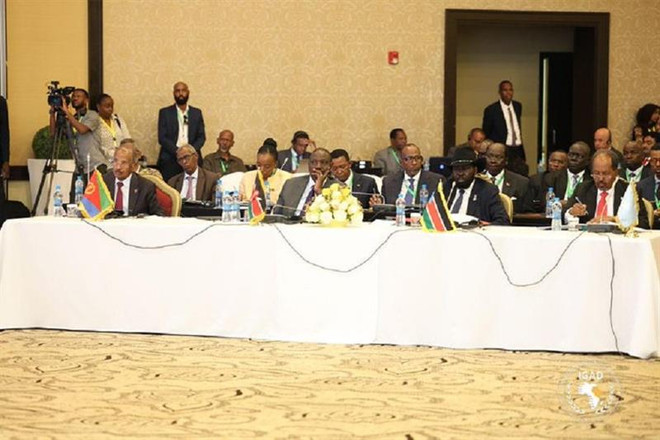 Eritrea tham dự Hội nghị thượng đỉnh IGAD lần thứ 14 ở Djibouti. (Ảnh: Ahram) Eritrea chính thức tái gia nhập khối khu vực Đông Phi sau 16 năm ảnh 1