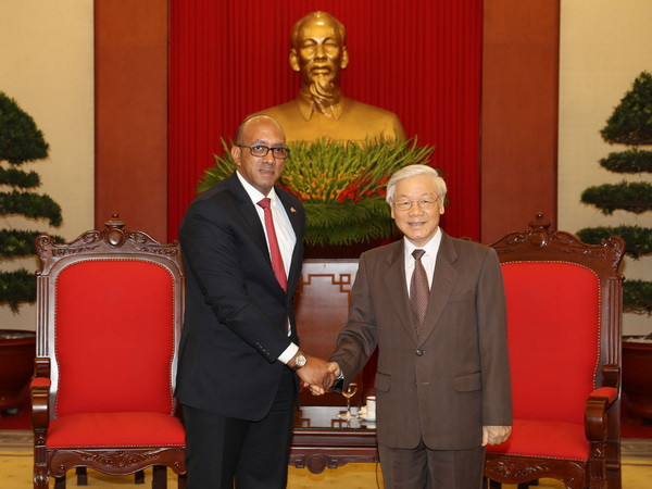 Tổng Bí thư Nguyễn Phú Trọng tiếp Đại sứ Cộng hòa Cuba ảnh 1