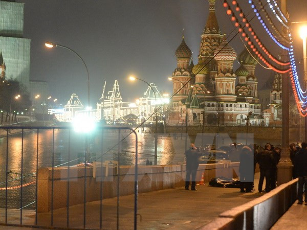 Nga: Nhận dạng được một số nghi phạm trong vụ bắn ông Nemtsov ảnh 1