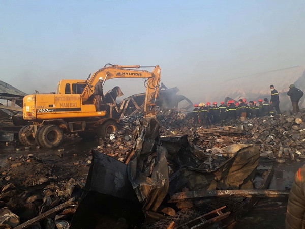 Xác định nguyên nhân vụ cháy tại Công ty bánh kẹo Tràng An ảnh 1