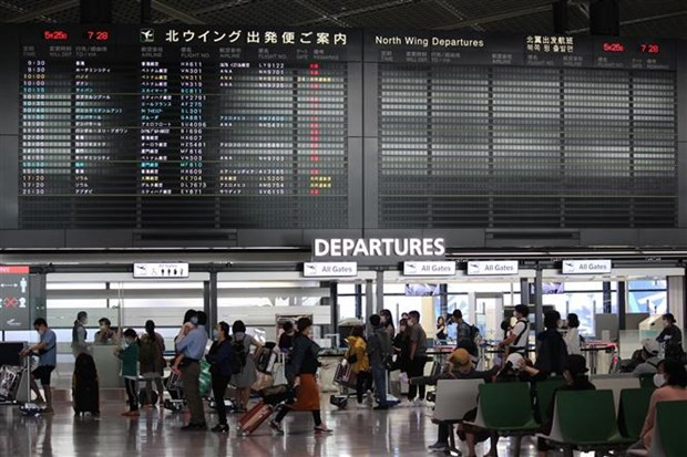 Sân bay Narita ở tỉnh Chiba, giáp thủ đô Tokyo (Nhật Bản). (Ảnh: Đào Thanh Tùng/TTXVN) Nhật Bản giảm bớt thủ tục với các máy bay tư nhân nước ngoài ảnh 1