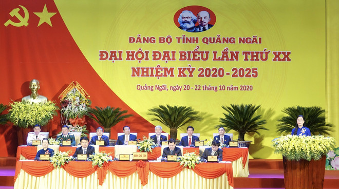 [Photo] Khai mạc Đại hội đại biểu Đảng bộ tỉnh Quảng Ngãi lần thứ XX ảnh 2