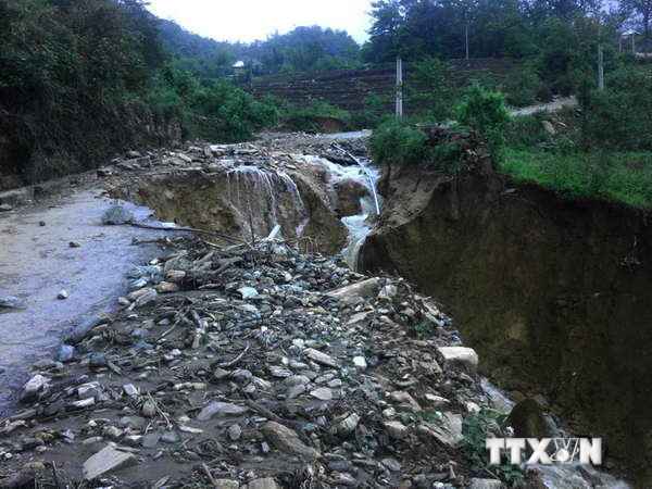 Lũ ống cục bộ gây nhiều thiệt hại trên địa bàn huyện Mèo Vạc ảnh 1
