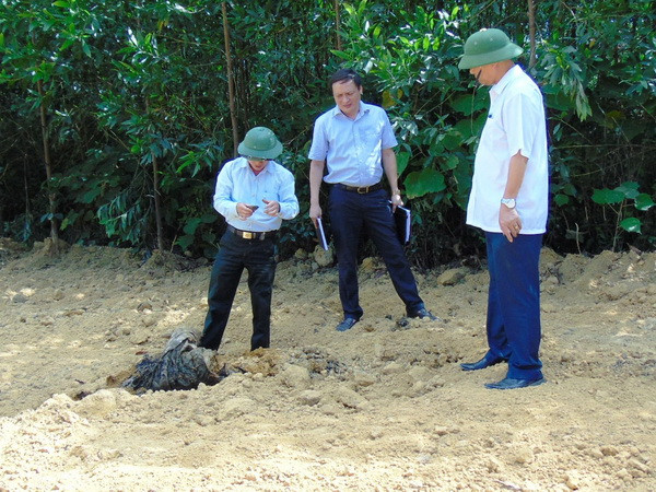 Khẩn trương di dời chất thải của Formosa chôn tại Hà Tĩnh ảnh 1