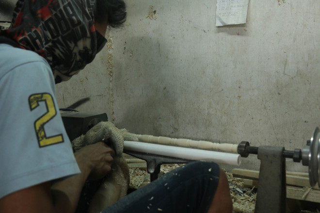 Những chiếc ô sắc màu làm đẹp thêm cuộc sống ở Indonesia ảnh 4