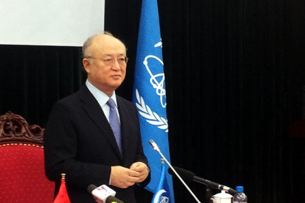Ông Yukiya Amano khẳng định IAEA sẽ hỗ trợ tối đa Việt Nam xây dựng nhà máy điện hạt nhân. (Ảnh: T.H/Vietnam+) IAEA sẽ giúp Việt Nam phát triển điện hạt nhân bền vững ảnh 1