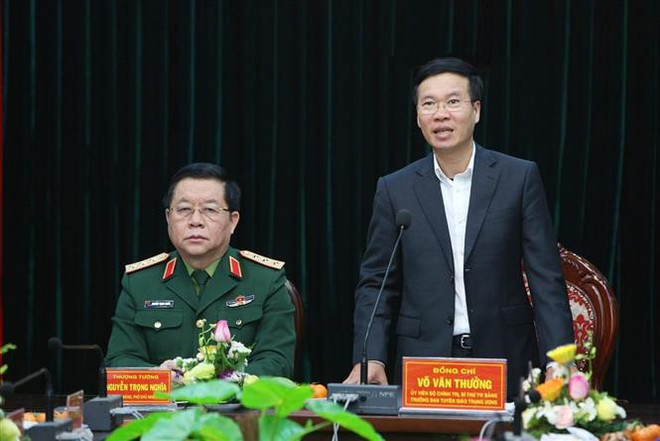 Trưởng Ban Tuyên giáo Trung ương làm việc với Cục Tuyên huấn ảnh 1