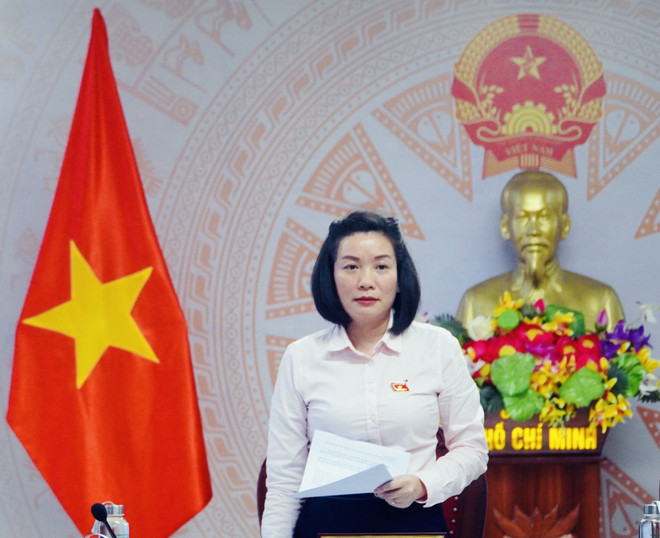 Bà Nguyễn Minh Tâm, Phó Trưởng đoàn chuyên trách đoàn Đại biểu Quốc hội tỉnh Quảng Bình. Phòng chống tham nhũng cần xác định “phòng ngừa là chính” ảnh 2