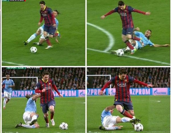 Tranh cãi tình huống Barcelona được hưởng penalty ảnh 1