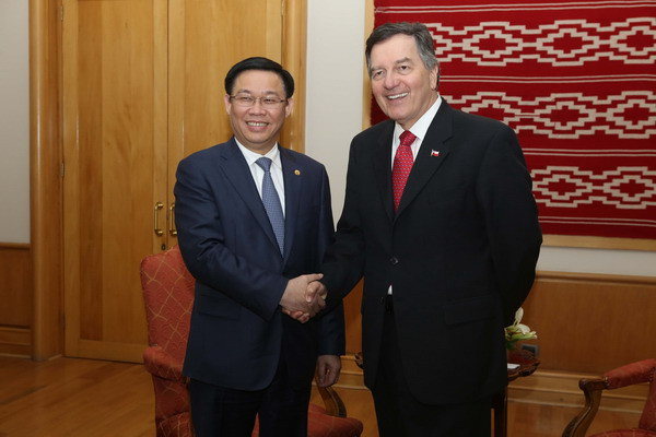 Phó Thủ tướng Vương Đình Huệ thăm chính thức Cộng hòa Chile ảnh 1