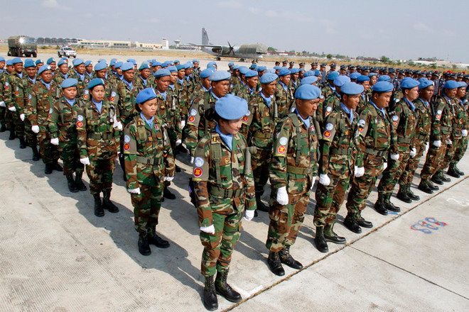 Campuchia cử binh sỹ tham gia nghĩa vụ quốc tế ở châu Phi ảnh 1