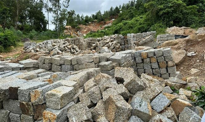 Thanh Hóa: Phạt 650 triệu đồng một công ty khai thác đá vượt công suất ảnh 1