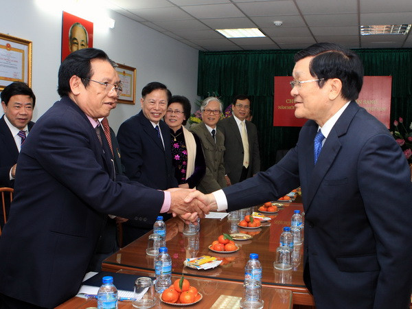 Chủ tịch nước thăm Hội Cựu Thanh niên xung phong Việt Nam ảnh 1