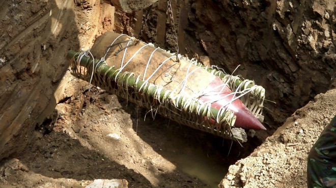 Yên Bái: Hủy nổ an toàn quả bom nặng hơn 340kg ở huyện Văn Yên ảnh 1