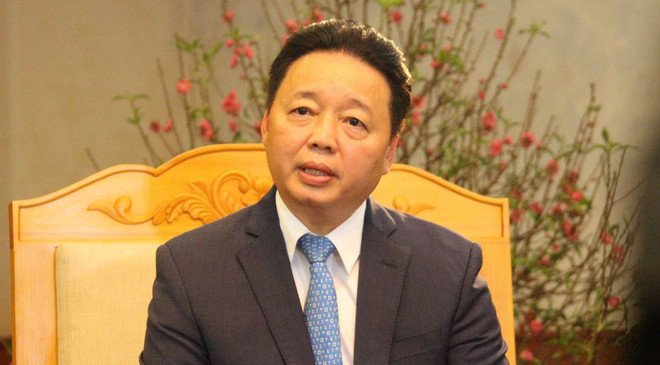 Bộ trưởng Bộ Tài nguyên và Môi trường Trần Hồng Hà. (Ảnh: Hùng Võ/Vietnam+) Bộ trưởng Trần Hồng Hà: “Đã xác định được hướng đi bảo vệ môi trường” ảnh 1