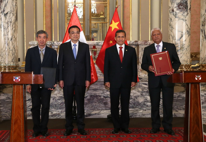 Peru và Trung Quốc ký thỏa thuận đường sắt “liên đại dương” ảnh 1