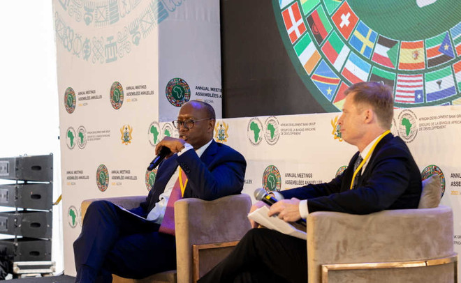 Phó Chủ tịch AfDB Kevin Kanina thông báo về Cơ chế Kinh tế Tuần hoàn châu Phi. (Nguồn: afdb.org) AfDB triển khai cơ chế kinh tế tuần hoàn hỗ trợ các nước châu Phi ảnh 1