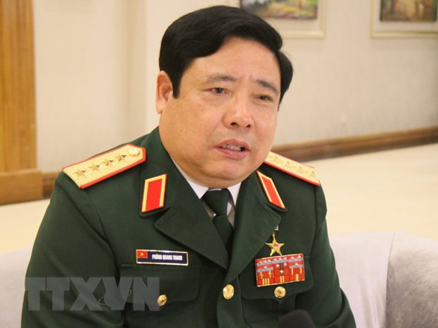 Đại tướng Phùng Quanh Thanh. (Ảnh: Đặng Lê/TTXVN) Đại tướng Phùng Quang Thanh với đóng góp trong xây dựng Quân đội ảnh 1