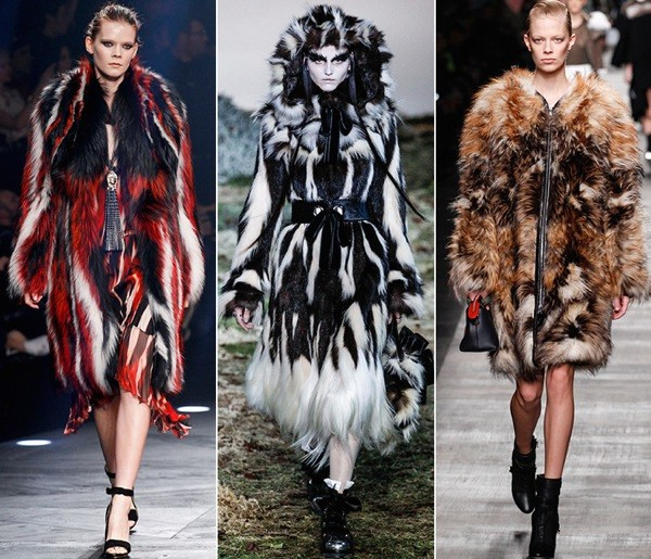 Áo khoác lông lên ngôi trong mùa mốt Thu Đông 2014-2015 ảnh 1