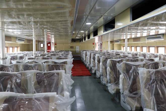 Hạ thủy siêu tàu Thăng Long - tàu cao tốc một thân lớn nhất Việt Nam ảnh 3