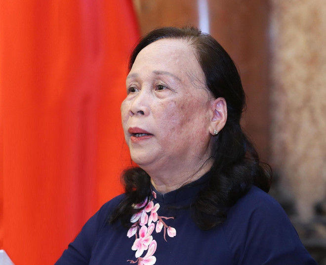 Bà Phạm Thị Hải Chuyền. (Ảnh: TTXVN) ttxvn_pham thi hai chuyen.jpg