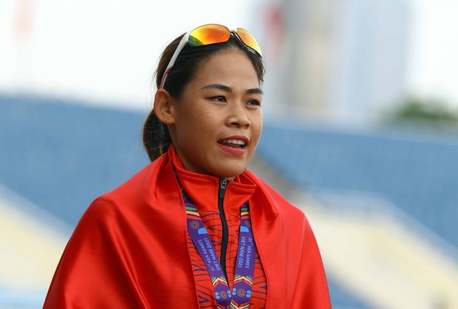 Thanh Phúc 'mở hàng' HCV cho Điền kinh Việt Nam tại SEA Games 32 ảnh 1