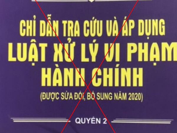 Thông tin về cuốn sách mạo danh Thứ trưởng Bộ Tư pháp làm chủ biên ảnh 1