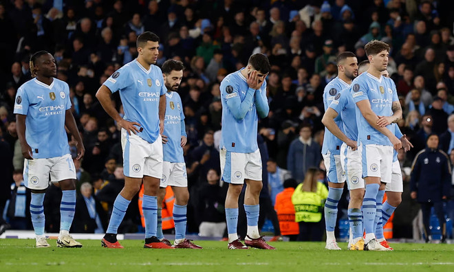 Man City buồn bã khi thành cựu vương Champions League. (Nguồn: Reuters) Real-ha-Man-City-18-2.jpg