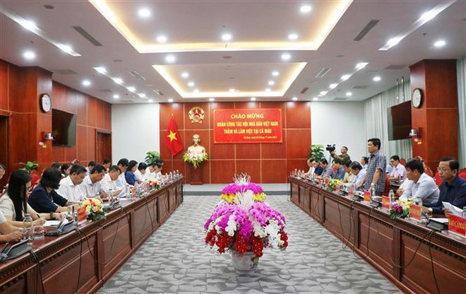 Cà Mau: Phát huy hơn nữa vai trò của Hội Nhà báo tại địa phương ảnh 1