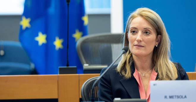 Phó Chủ tịch thứ nhất EP Roberta Metsola sẽ điều hành EP đến ngày diễn ra bầu cử. (Nguồn: Getty Images) Bầu cử Chủ tịch Nghị viện châu Âu vẫn diễn ra theo kế hoạch ảnh 1