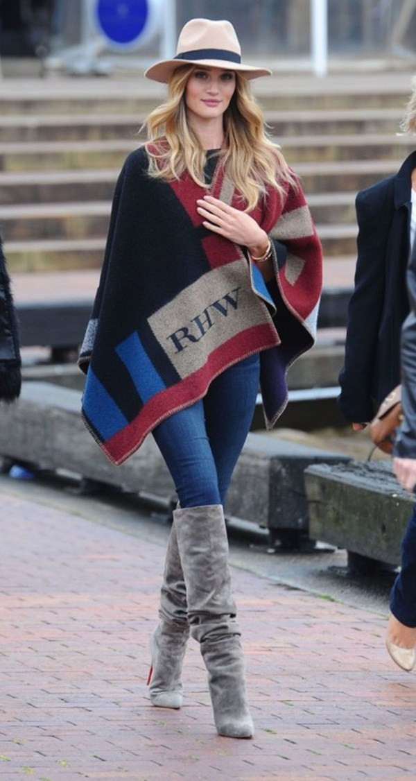 Áo choàng chăn - mẫu áo khoác "hot" mùa Thu Đông 2014-2015 ảnh 11