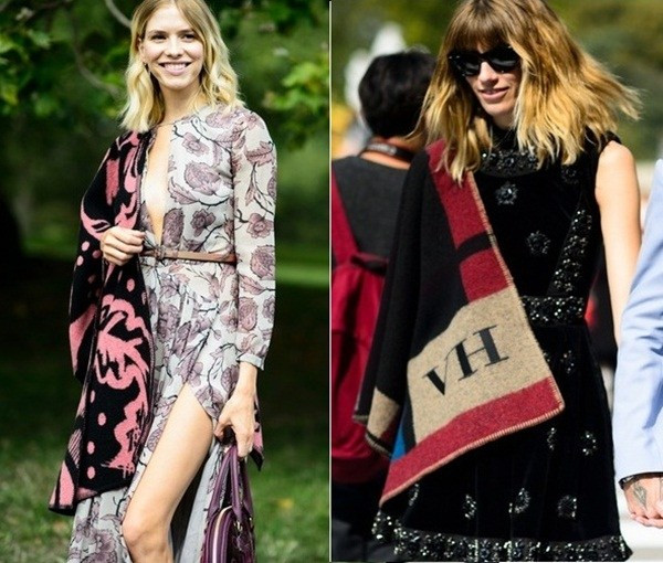 Áo choàng chăn - mẫu áo khoác "hot" mùa Thu Đông 2014-2015 ảnh 10