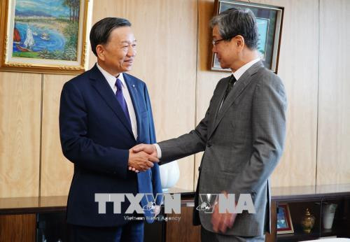 Bộ trưởng Bộ Công an Tô Lâm thăm và làm việc tại Nhật Bản ảnh 1