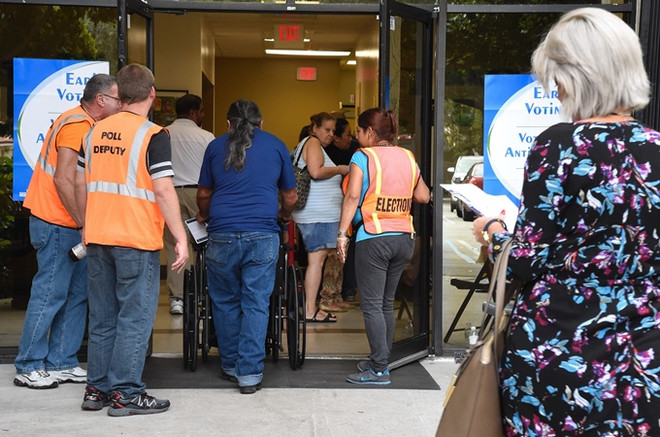 Bầu cử Mỹ 2016: Khoảng 41 triệu cử tri Mỹ đã đi bỏ phiếu sớm ảnh 1