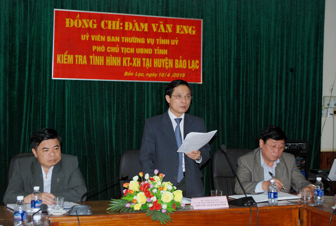 HĐND tỉnh Cao Bằng bầu ông Đàm Văn Eng làm Chủ tịch ảnh 1