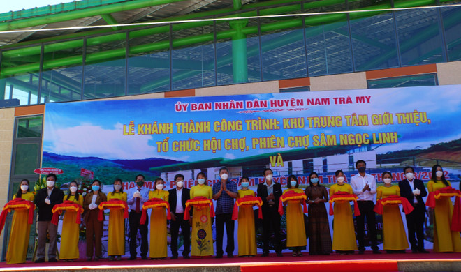 Đưa vào hoạt động Trung tâm giới thiệu, tổ chức hội chợ sâm Ngọc Linh ảnh 1