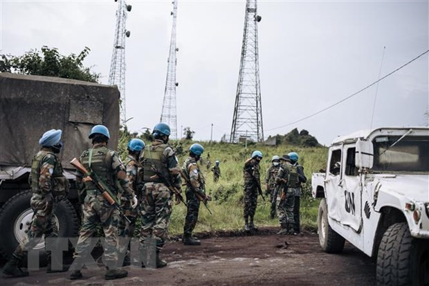 Hiện trường vụ sát hại Đại sứ Italy tại CHDC Congo. (Ảnh: AFP/TTXVN) CHDC Congo bắt giữ nghi can sát hại Đại sứ Italy Luca Attanasio ảnh 1