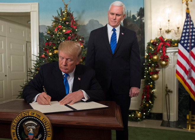 Tổng thống Mỹ chính thức công nhận Jerusalem là thủ đô của Israel ảnh 1